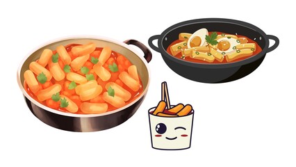 Enjoy authentic Korean street food with spicy tteokbokki, ramen, and cute fried snacks