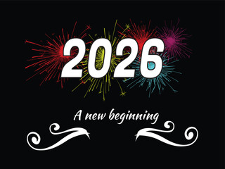Welcome 2026 with vibrant fireworks, marking new beginnings and joyful celebrations for a brighter future full of hope and cheer