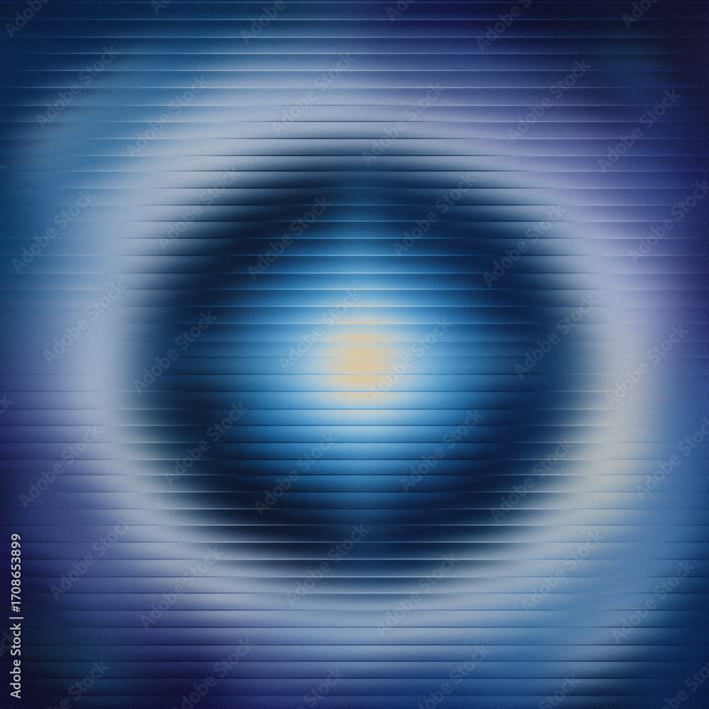 Aufkleber abstract circular vortex of light and shadow a mesmerizing blend of blues purples and soft yellow to
