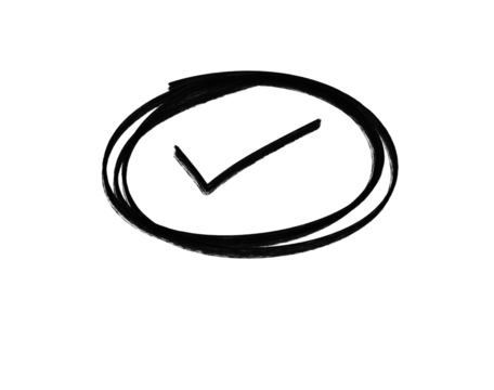 Black circular arrow indicating rotation or cycle, isolated on transparent background
