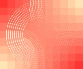 Vector abstract background with geometric shapes and gradient. Minimalistic cover template with bright transitions. Perfect design for social networks, covers, banners, flyers.