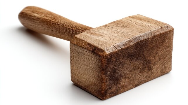 Antique wooden mallet