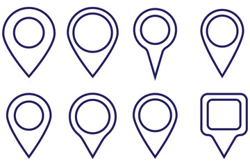 Location icon. Map pin icon set. location marker. location pin. Map pin icon vector illustration EPS  10.
