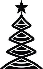 Abstract geometric pattern swirls and gradients digital art composition isolated on transparent background