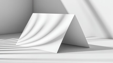 Blank business card mockup