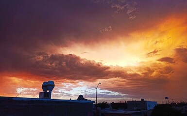 fishing at sunset © yurielruiz