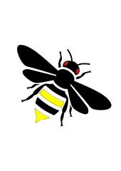 Bee Vector Icon for Nature, Farming, or Branding Projects