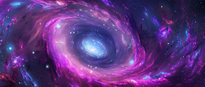 Abstract galaxy spiral