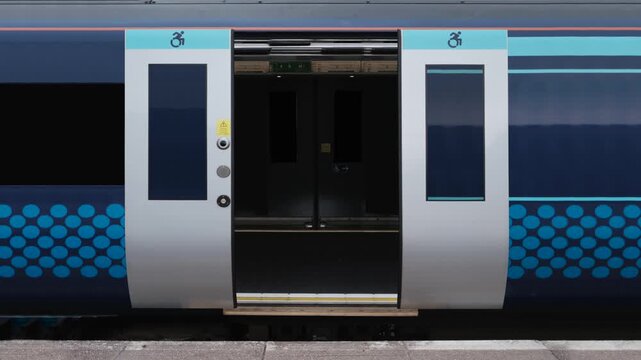 Looping Video Of Train Doors Opening Then Closing