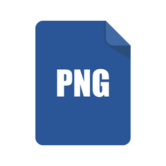 Blue document icon with white text file