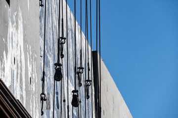 Tilt-Up Process on a Construction Site