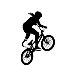 Obraz premium Dynamic amputee cyclist mastering stunts on BMX bike, embracing freedom and athletic achievement with determination