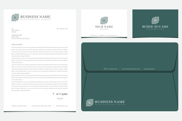 stationary template design template and logo design