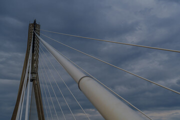 Swietokrzyski Bridge Cables Abstract