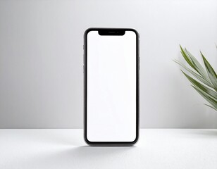 Modern Smartphone Device Display Screen Technology Mockup.