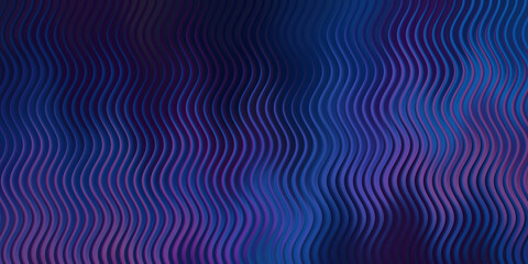 Abstract wavy pattern in gradient shades of blue and purple background design