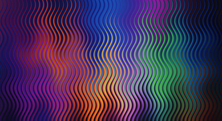 Vibrant abstract wave pattern in rainbow colors creates a mesmerizing background texture