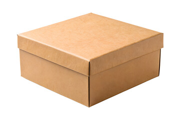 Brown Cardboard Box Simple Packaging Solution for Shipping, Storage, and Gift Giving Needs