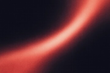 Red neon luminous gradient background with soft glowing streaks for futuristic abstract wallpaper