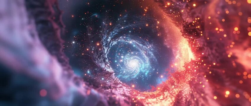 Abstract galaxy spiral nebula