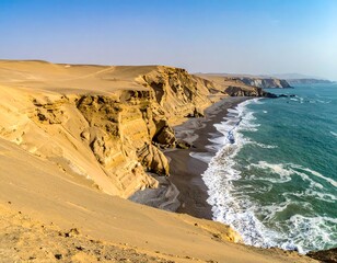 Coastal desert landscape