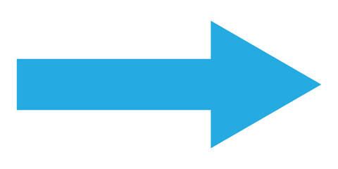 Obraz premium Long isolated vector icon set. Blue isolated long arrow set on white background. Long abstract pointing vector icons. EPS 10. 