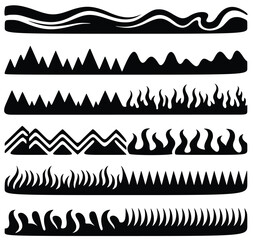 Vector illustration of a vintage Christmas tree with an aged postage stamp and a postmark