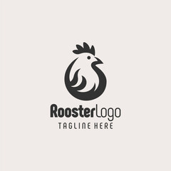 Stunning Farm Rooster Logo Design