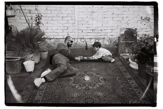 Toddler And His Father Spend Their Weekends Together