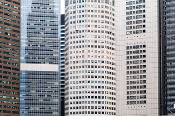 Repetitive vertical office building patterns 