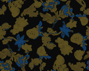 Abstract seamless pattern. abstract floral and geometric print pattern for textile design and fabrics.