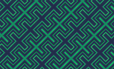 Geometric Pattern of Interlocking Angular Shapes