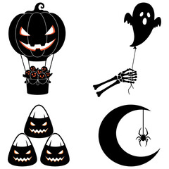 Festive Halloween Vector Elements Collection