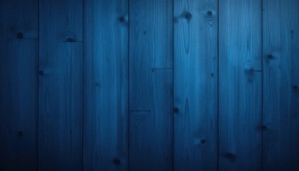 Fototapeta premium Nautical Blue Woodgrain Minimalist Abstract with Deep Blue Hues and Wood Texture, a Maritime Inspired Digital Canvas