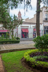 Fototapeta premium Streets, landscapes, and architecture of Morelia, Michoacan, Mexico, House museum and historical archive of Jose Maria Morelos y Pavon