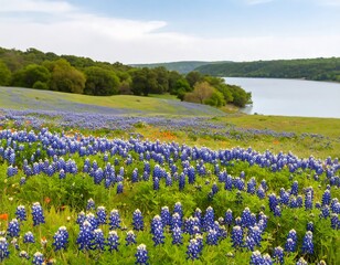 A vibrant landscape of wildflowers