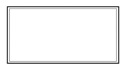 Simple Rectangular Frame with Double Border.
