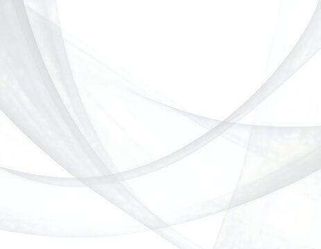 Abstract white flowing lines