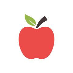 apple fruit vector logo