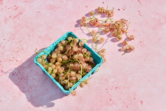 White currants in the box 