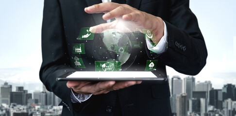 Sustainable business uses eco-innovation, climate action, and long-term strategies to meet environmental goals and promote corporate responsibility. Vouch