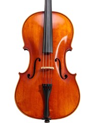 Elegant cello, rich wood tones