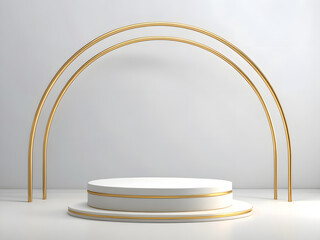 Minimalist 3D podium
