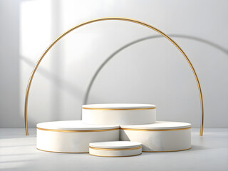 Minimalist 3D podium