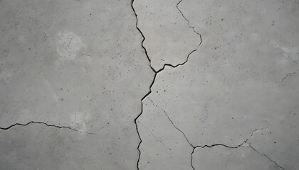 Cracked concrete floor gray cement surface detail