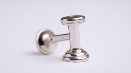 Elegant silver cufflinks