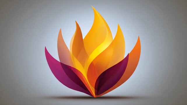 Abstract flame design