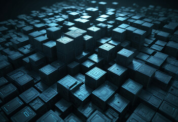 3D Computer Code Blocks