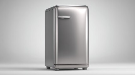 Vintage refrigerator isolated