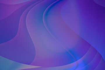 Abstract 3D render illustration of blue pink gradient background